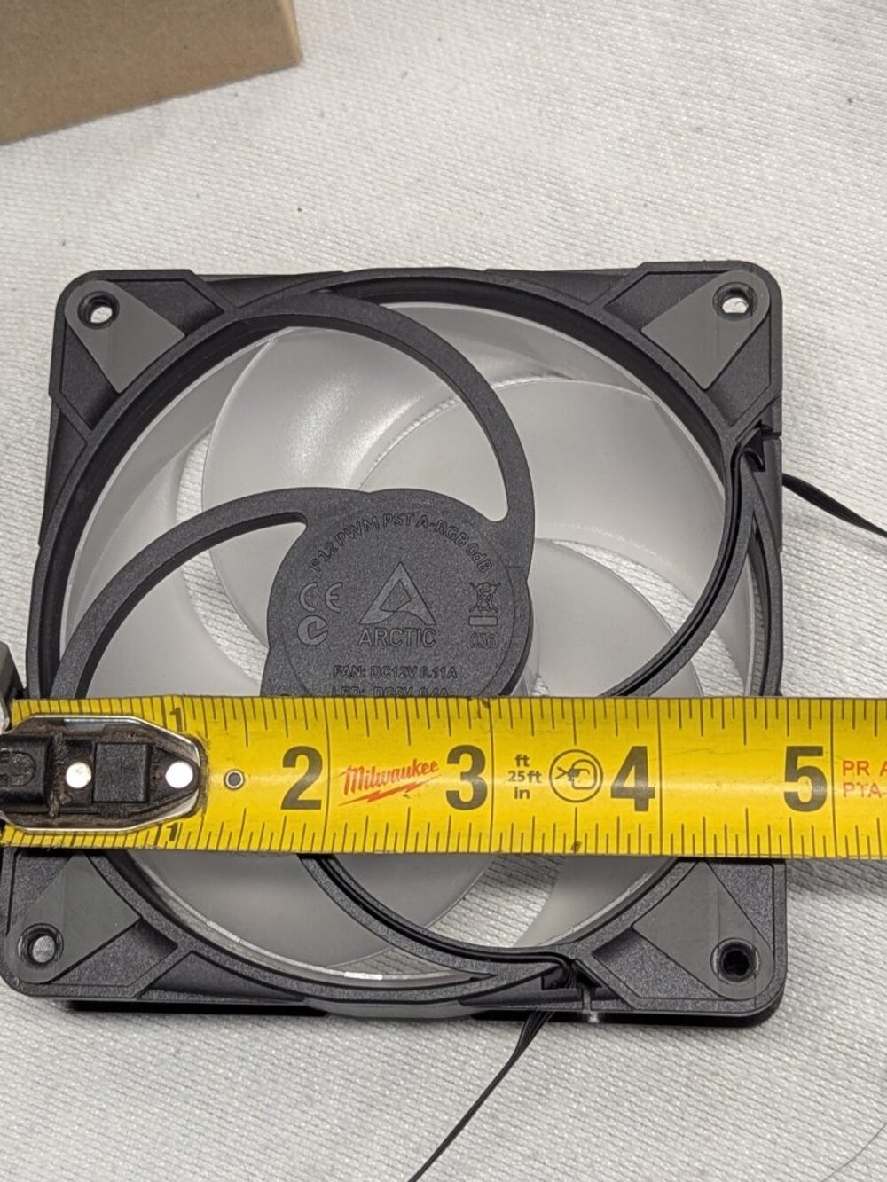 NEW IN BOX - PC Case Fans - 3 pack Artic 120mm case fans with A-RGB LEDS